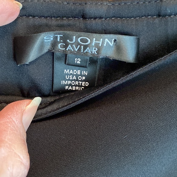 ST. John Black Skirt - Picture 2 of 4